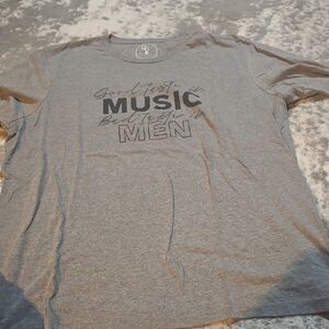 Glitzy Girlz Gray Short Sleeve Graphic T shirt 4x